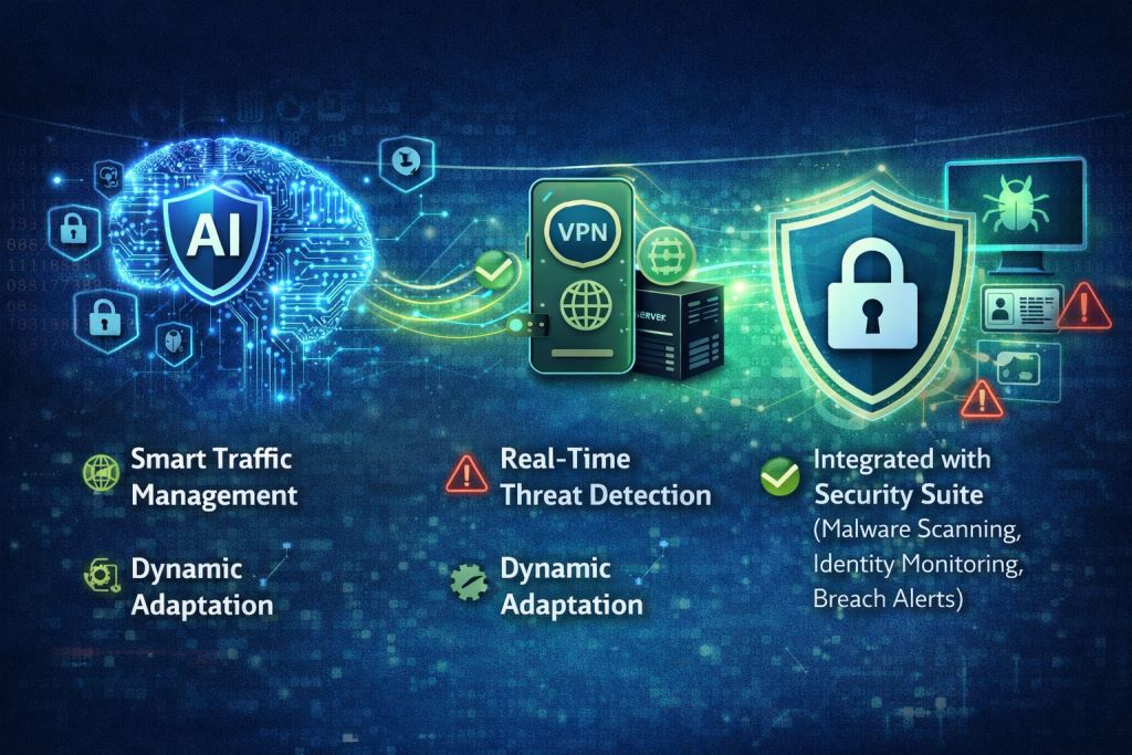 How to Use a VPN Properly in 2026 (What It Protects and What It Doesn't) 3 AI powered vpn technology