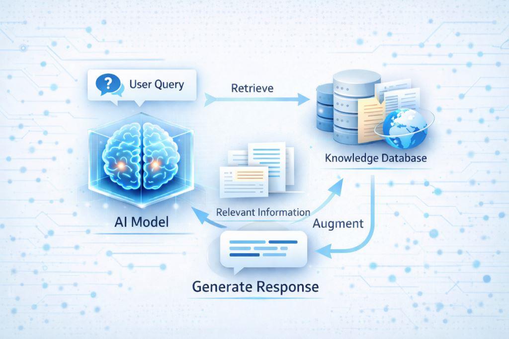 RAG in Diagram - How RAG works.