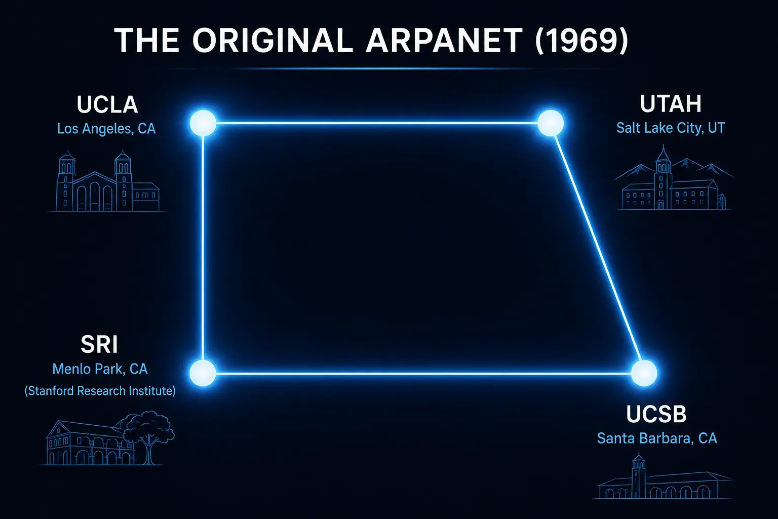 How the Internet Was Actually Invented (The Real Story) 2 ARPANET 1969