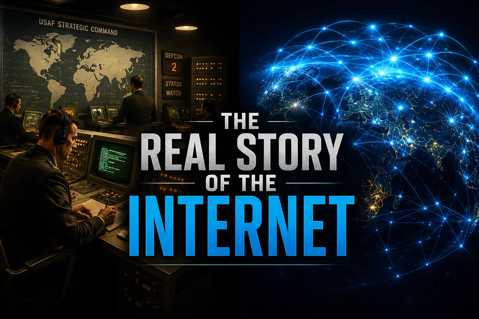 How the Internet Was Actually Invented (The Real Story) 1 Timeline illustration showing the evolution of the internet from ARPANET in 1969 to the modern World Wide Web